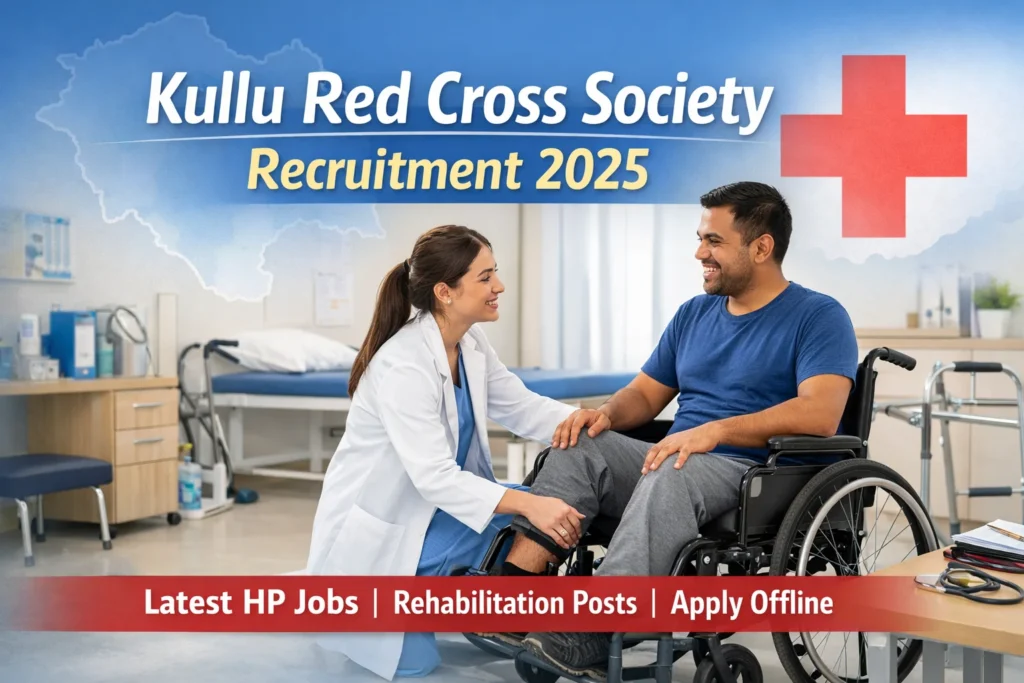 Kullu Red Cross Society Recruitment 2025, apply now