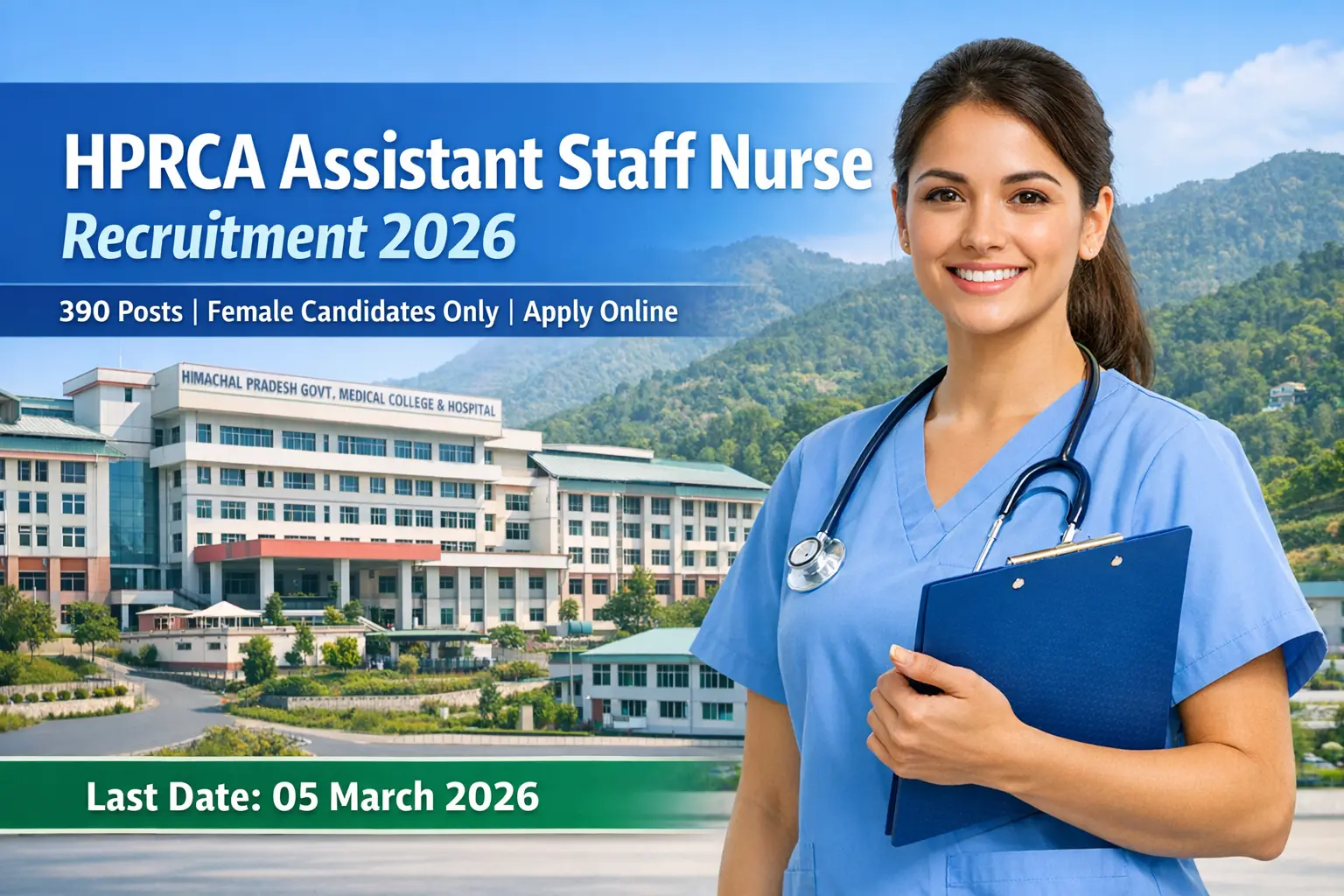 HPRCA Staff Nurse Recruitment 2026