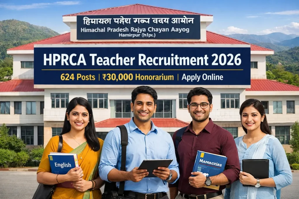 HPRCA Hamirpur Teacher Recruitment 2026