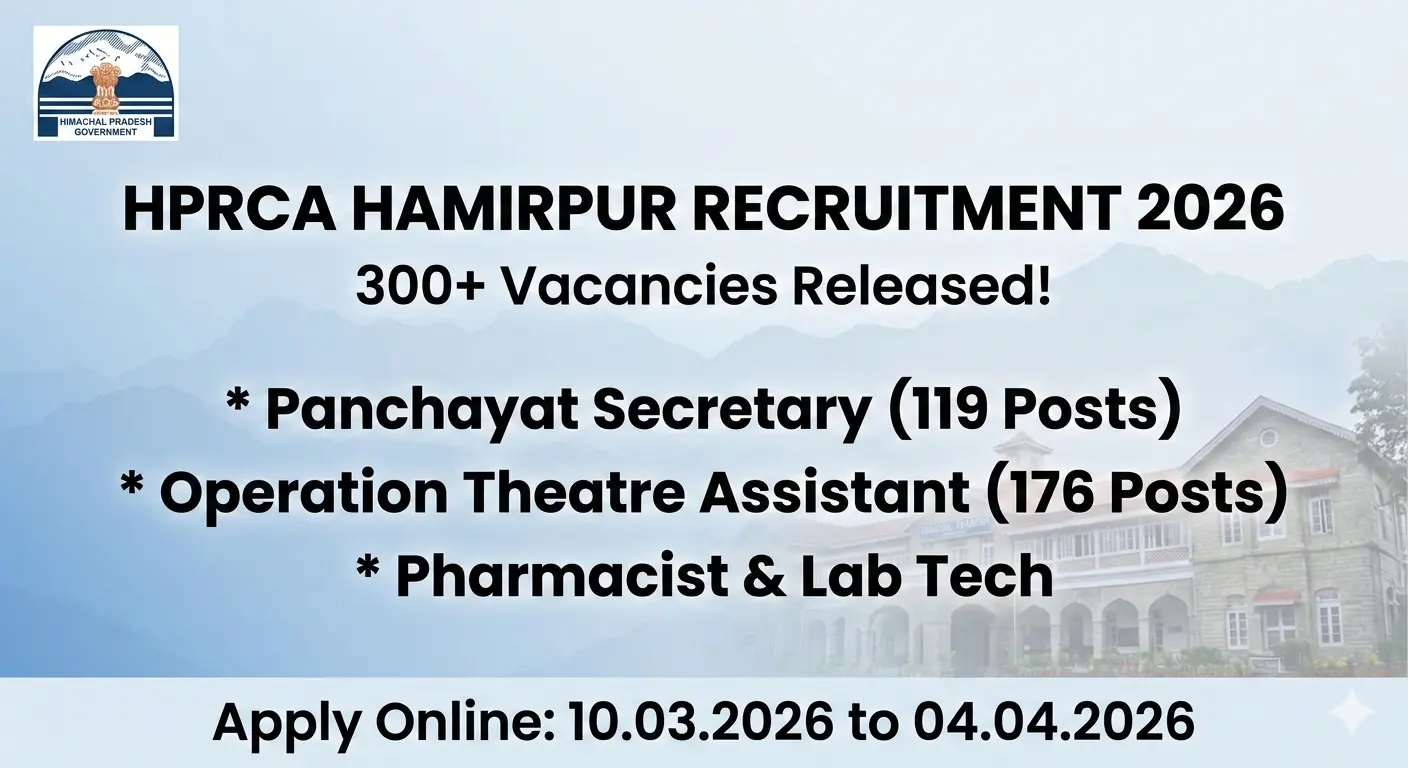 HP Panchayat Secretary Recruitment  notification is out