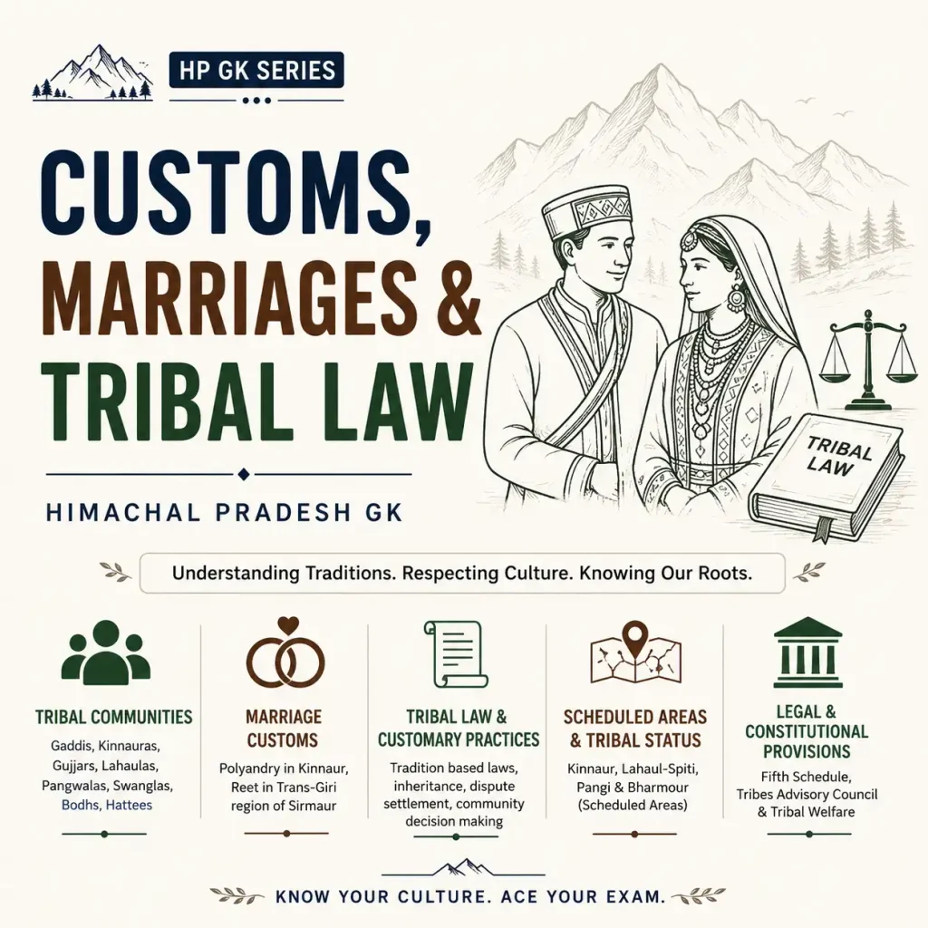 Customs, Marriages & Tribal Law of Himachal Pradesh 